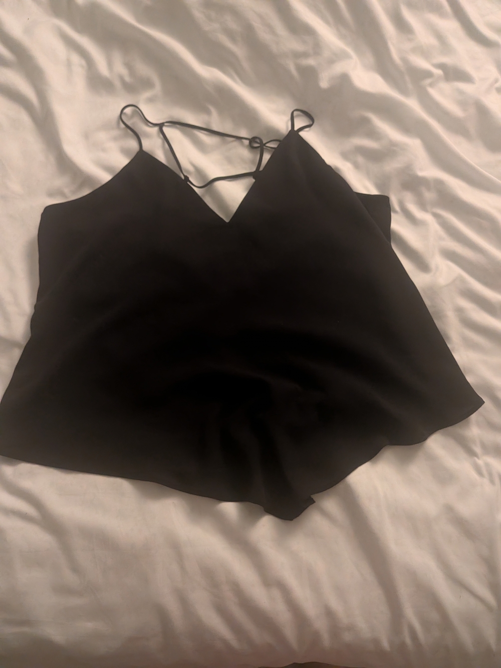 Express Black Strappy V-Neck Women's Tank Top Size XS